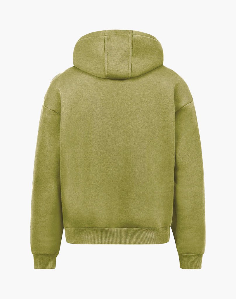 BASIC ZIP-HOODIE (DARK GREEN) Zip-Hoodie STATEMENT