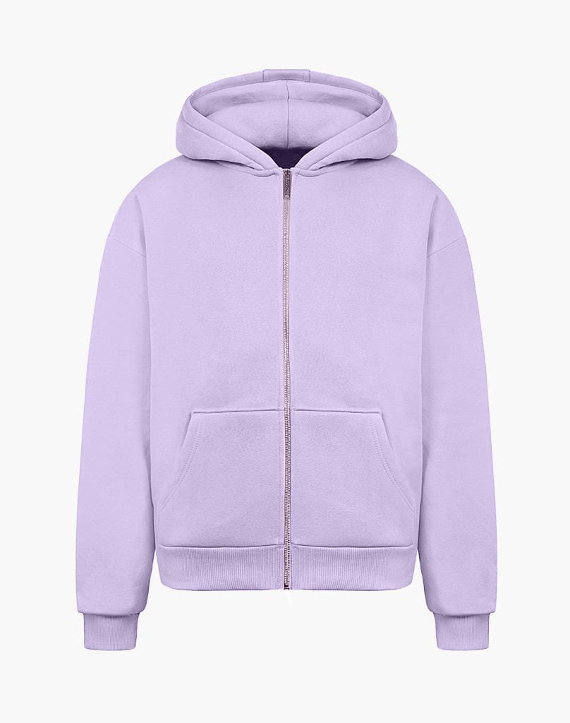 BASIC ZIP-HOODIE (PURPLE) Zip-Hoodie STATEMENT