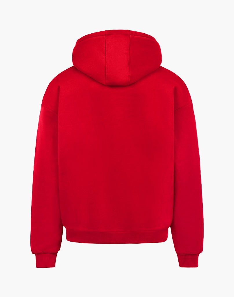 BASIC ZIP-HOODIE (RED) Zip-Hoodie STATEMENT