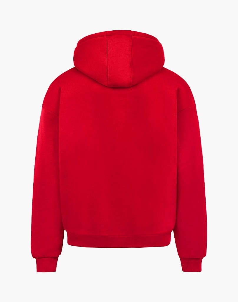 BASIC ZIP-HOODIE (RED) Zip-Hoodie STATEMENT
