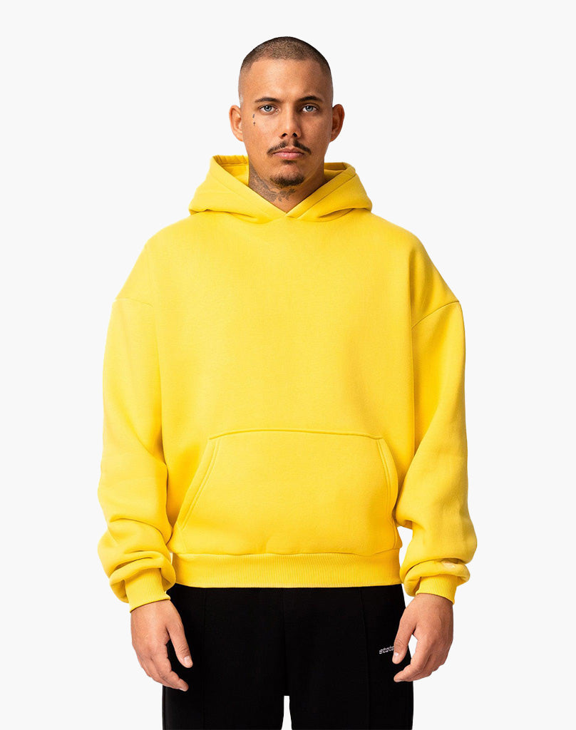 BASIC HOODIE (YELLOW) STATEMENT