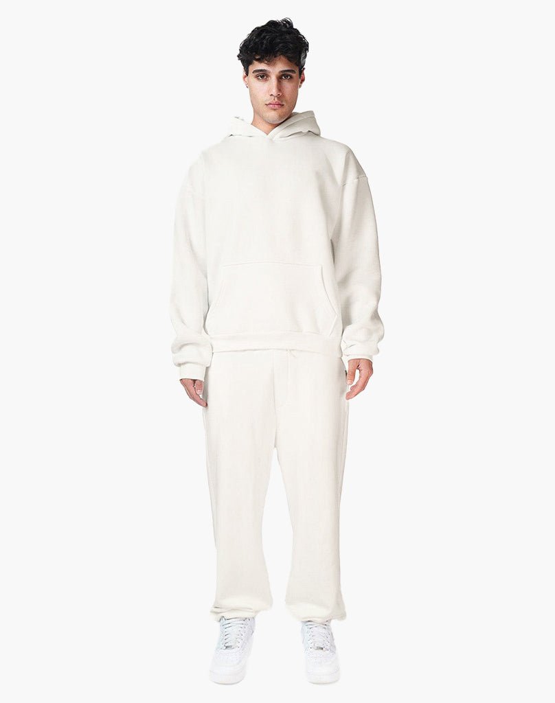 TRACKSUIT SET CUFF (CREAM WHITE) Tracksuits Statement Clo