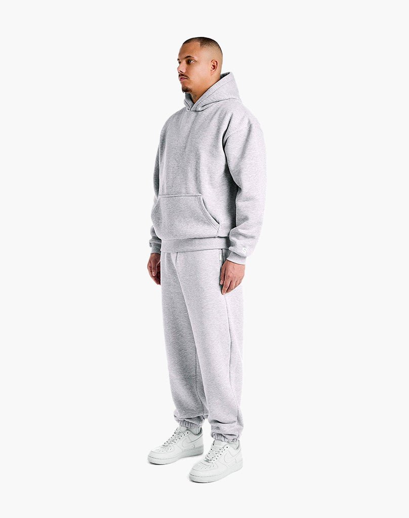 BASIC JOGGER (GREY MELANGE) Pants STATEMENT