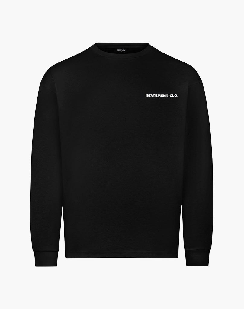 BASIC LONGSLEEVE (BLACK) T-Shirt STATEMENT