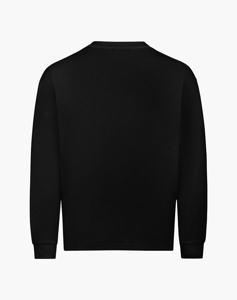 BASIC LONGSLEEVE (BLACK) T-Shirt STATEMENT