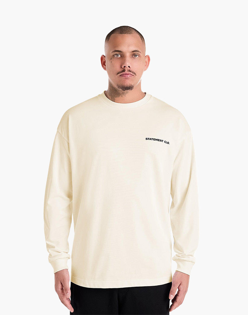 BASIC LONGSLEEVE (WHITE) STATEMENT