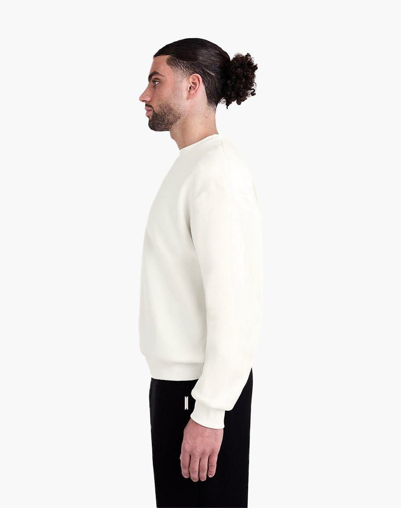 BASIC SWEATER (CREAM WHITE) Sweater STATEMENT