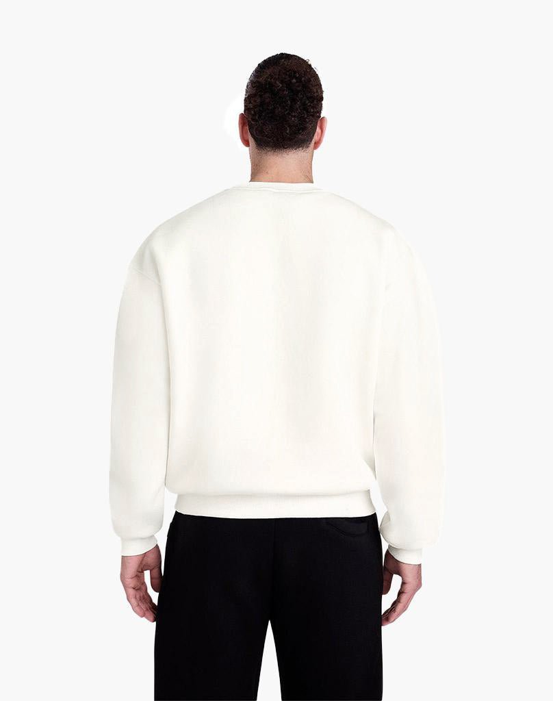 BASIC SWEATER (CREAM WHITE) Sweater STATEMENT