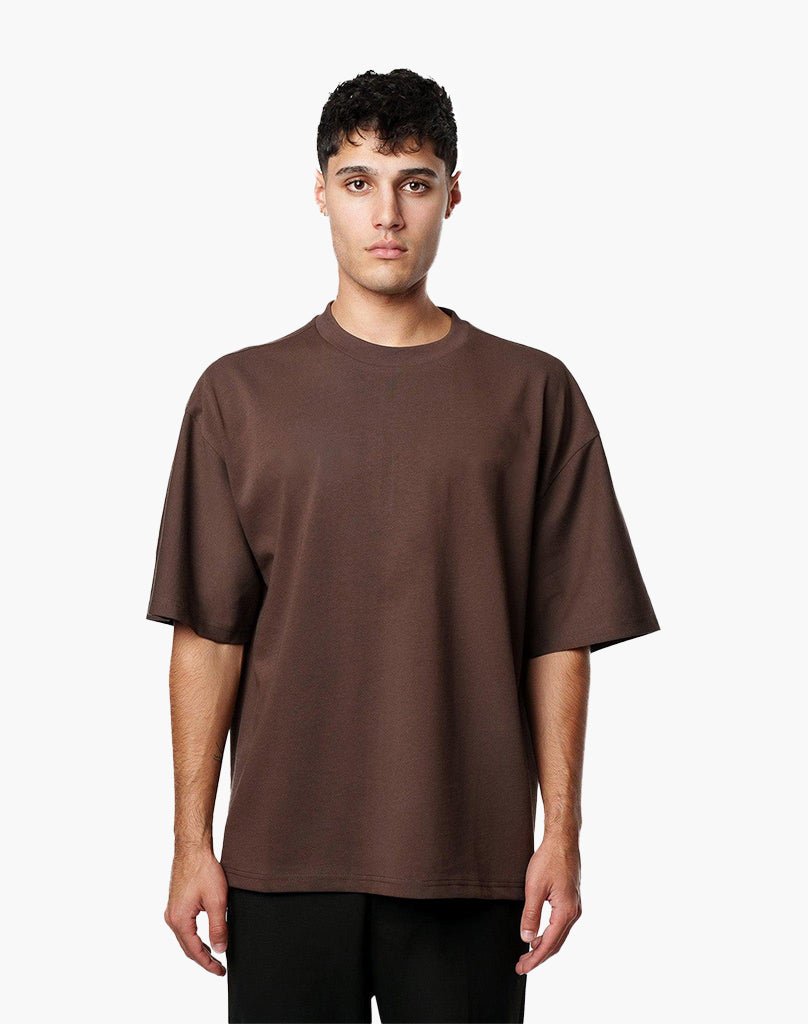 OVERSIZED TEE (CHOCOLATE BROWN) Oversized T-Shirt STATEMENT
