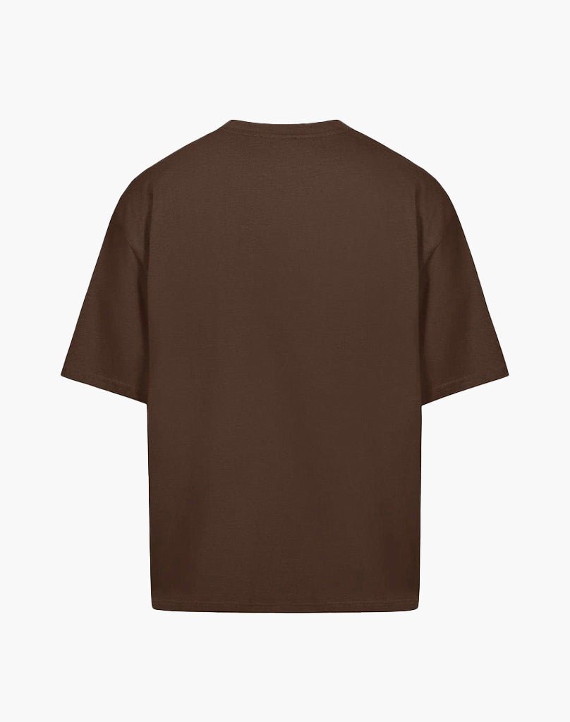 OVERSIZED TEE (CHOCOLATE BROWN) Oversized T-Shirt STATEMENT