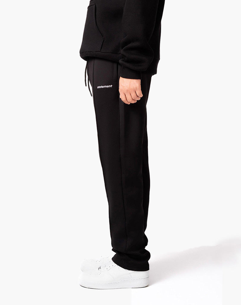 BASIC WIDE TRACKPANTS (BLACK) STATEMENT