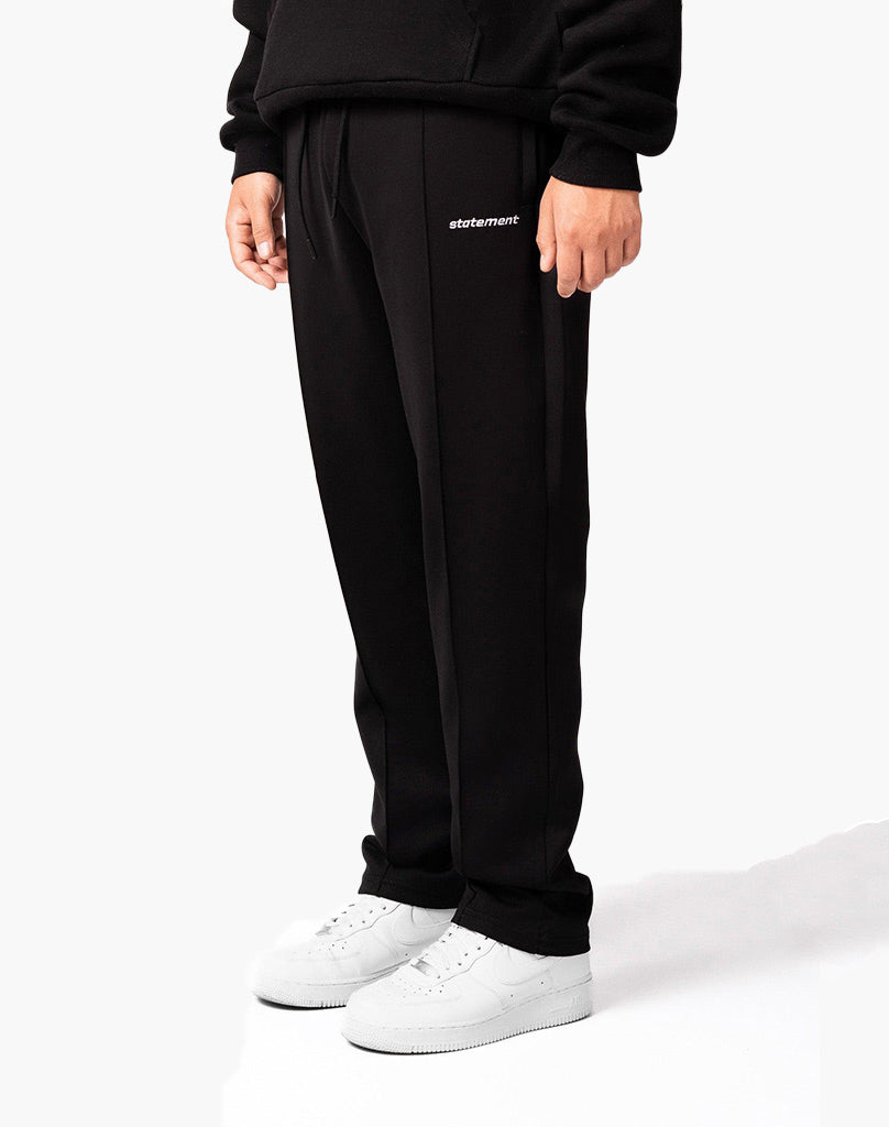 BASIC WIDE TRACKPANTS (BLACK) STATEMENT