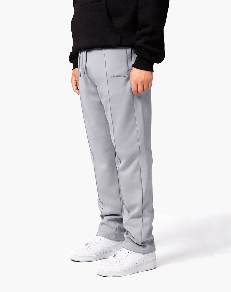 BASIC WIDE TRACKPANTS (GREY) Pants STATEMENT