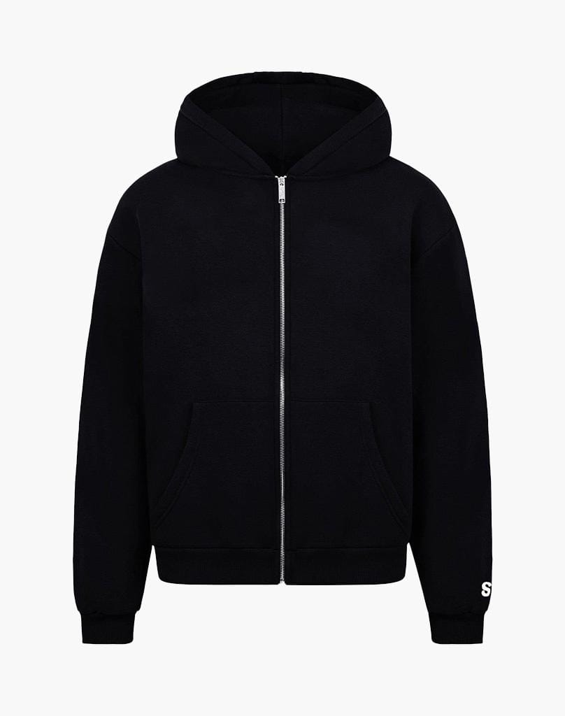BASIC ZIP-HOODIE (BLACK) Zip-Hoodie STATEMENT
