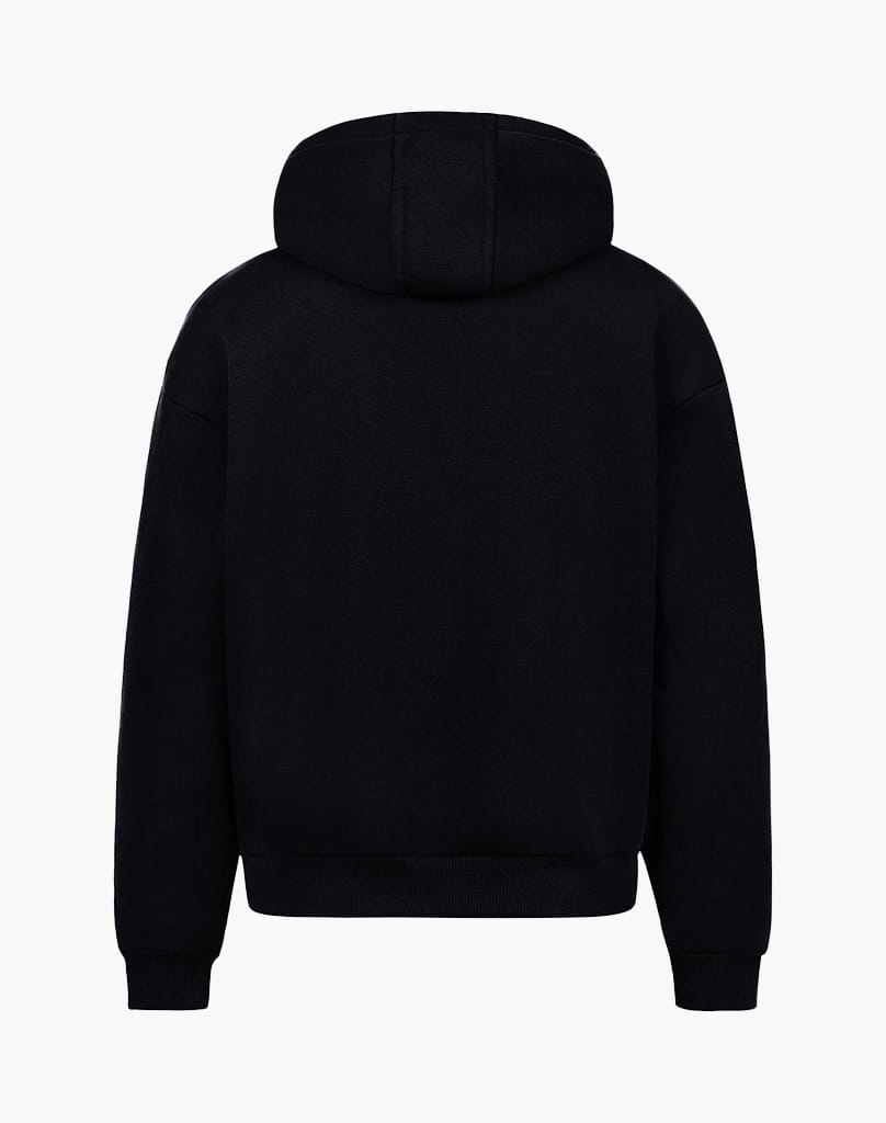 BASIC ZIP-HOODIE (BLACK) Zip-Hoodie STATEMENT