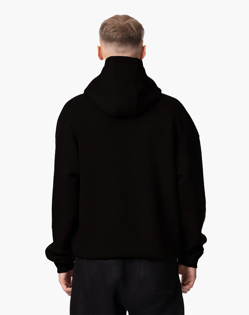 BASIC ZIP-HOODIE (BLACK) STATEMENT