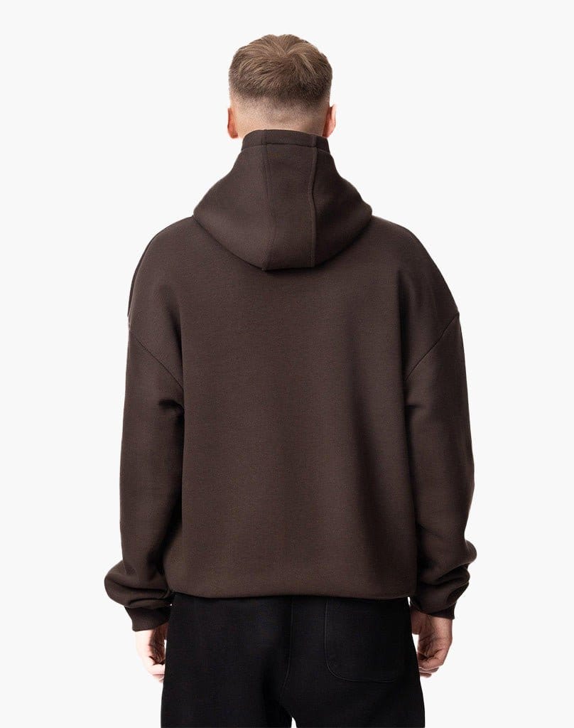 BASIC ZIP-HOODIE (BROWN) Zip-Hoodie STATEMENT