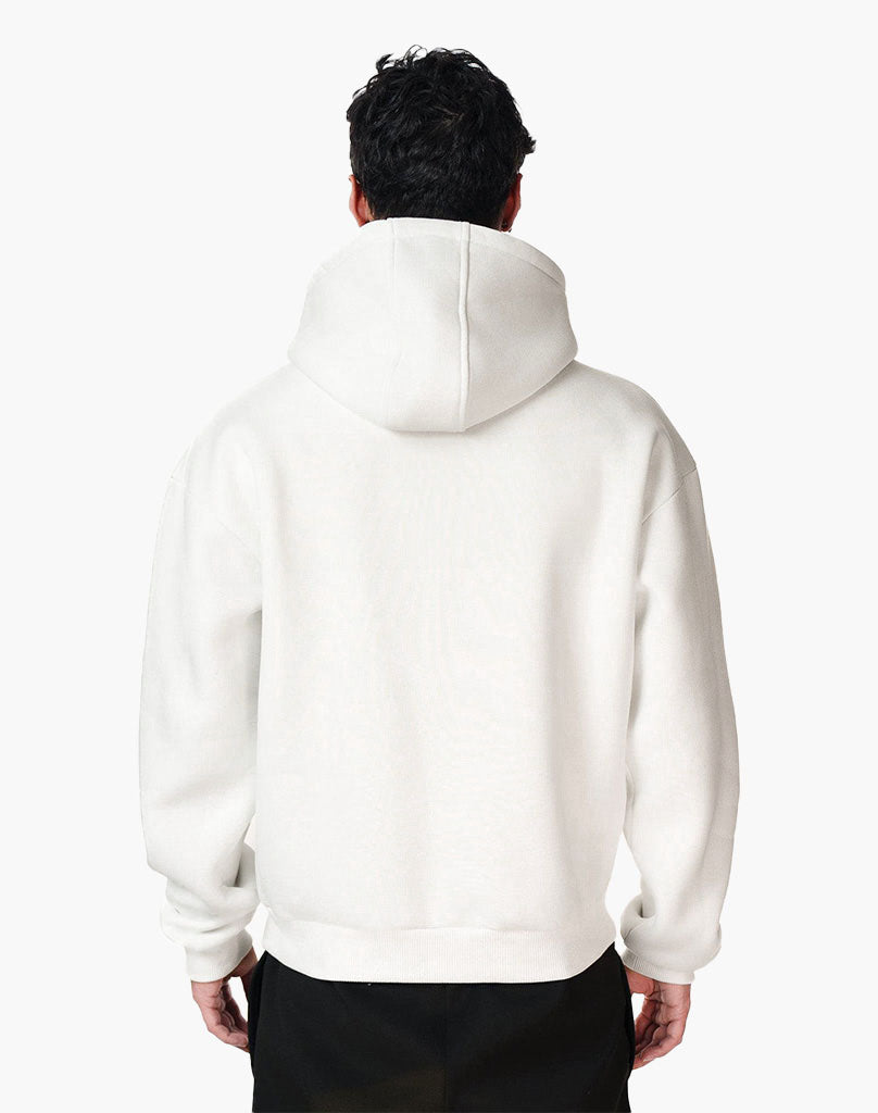 BASIC ZIP-HOODIE (CREAM WHITE) Zip-Hoodie STATEMENT