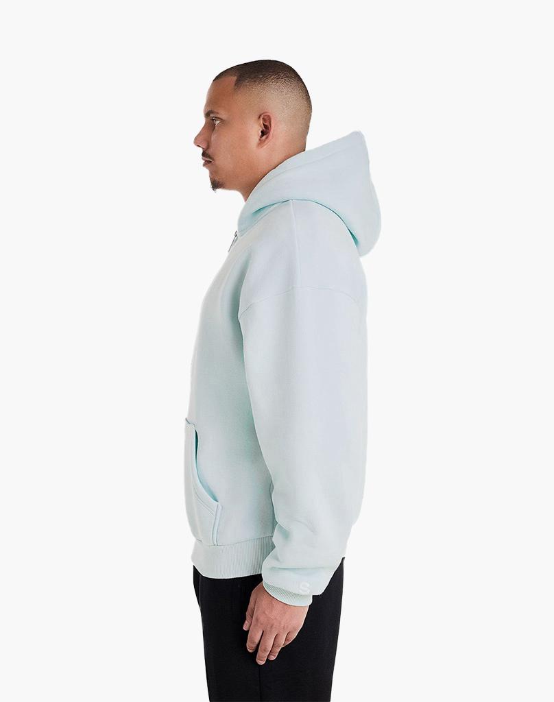 BASIC ZIP-HOODIE (MINT) STATEMENT