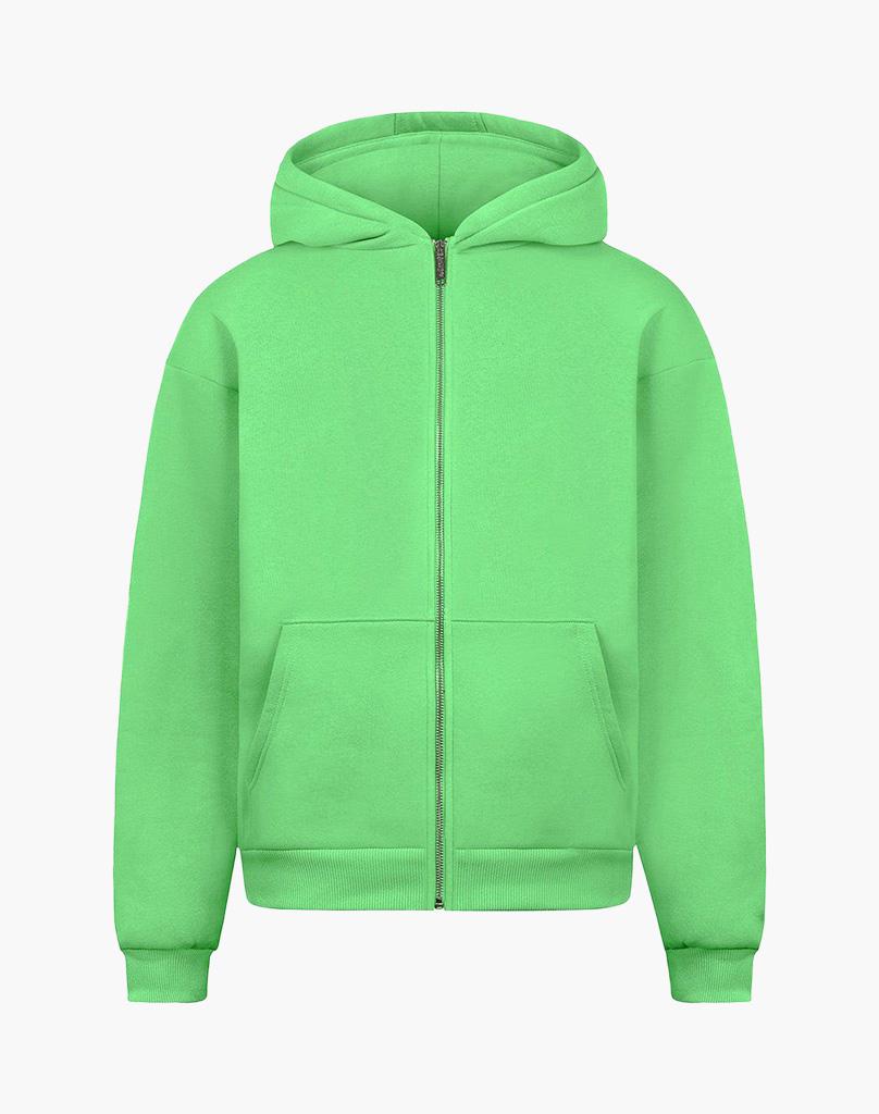 BASIC ZIP-HOODIE (POISON GREEN) Zip-Hoodie STATEMENT