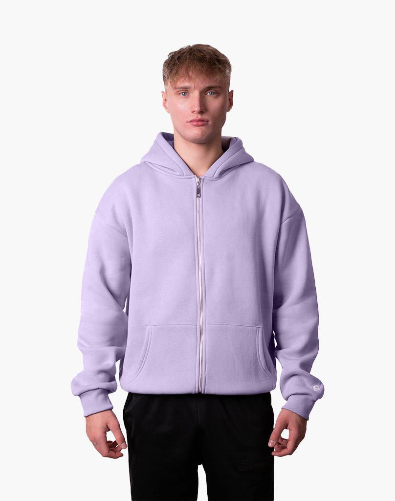 BASIC ZIP-HOODIE (PURPLE) Zip-Hoodie STATEMENT