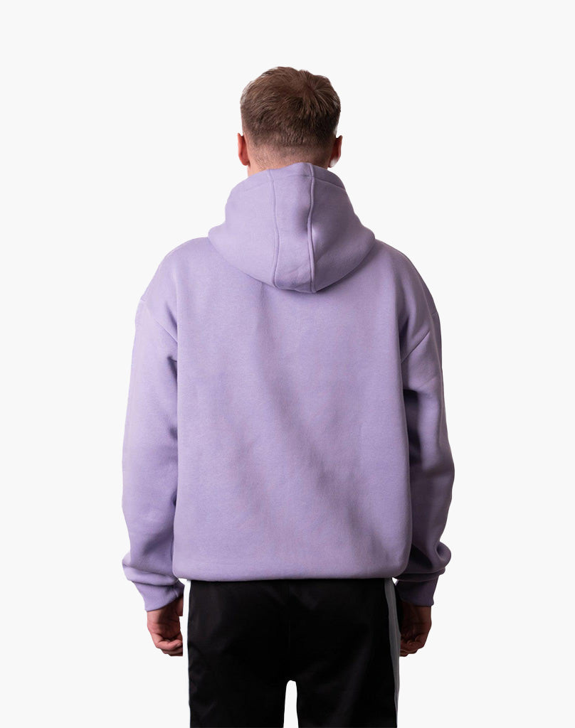 BASIC ZIP-HOODIE (PURPLE) STATEMENT