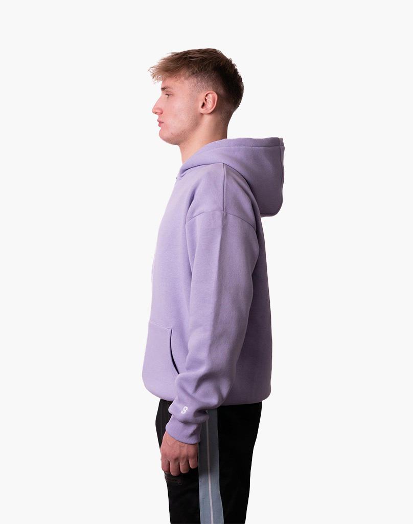 BASIC ZIP-HOODIE (PURPLE) STATEMENT