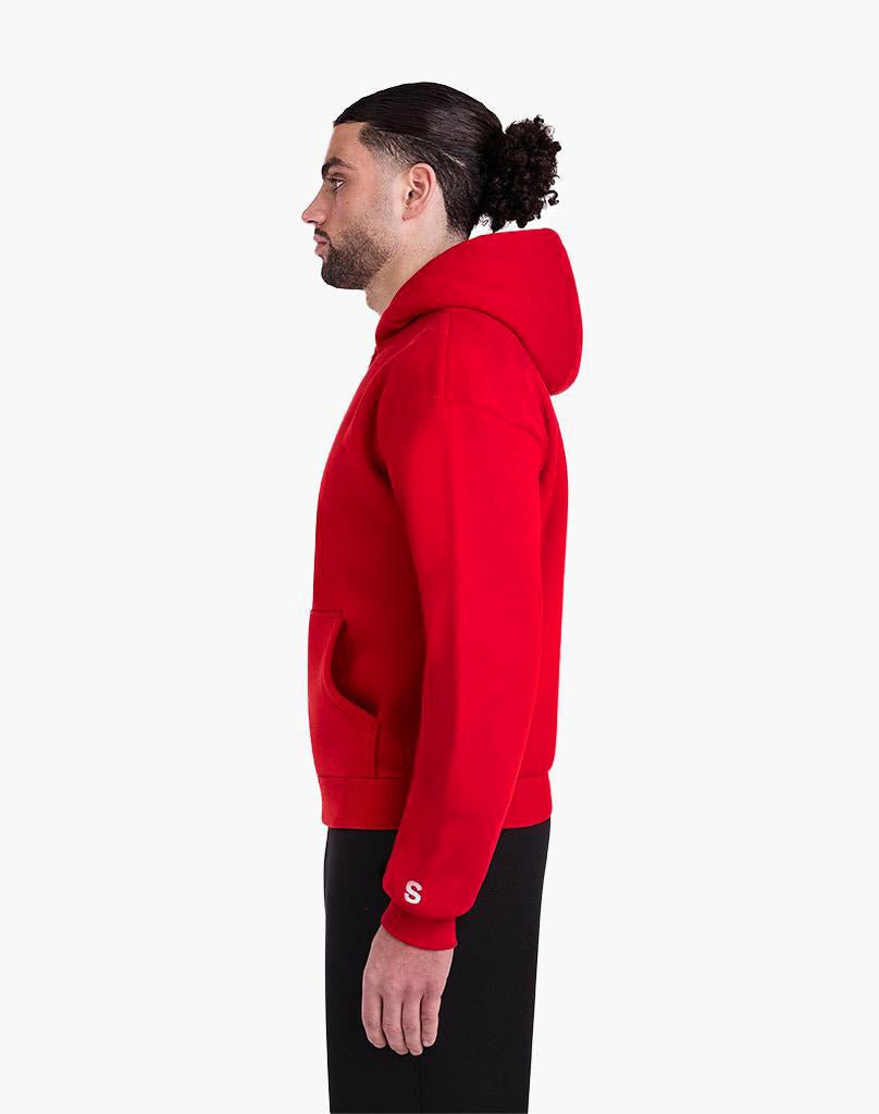 BASIC ZIP-HOODIE (RED) Zip-Hoodie STATEMENT
