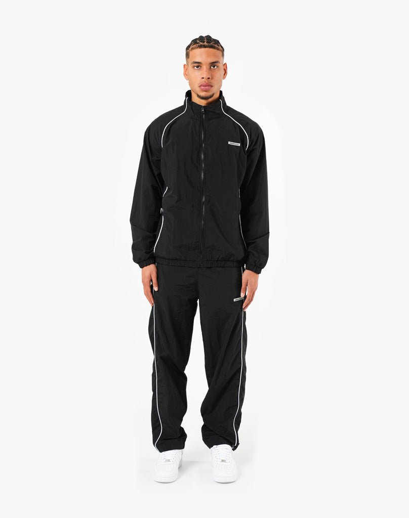 NYLON TRACK SUIT (BLACK) Tracksuits STATEMENT
