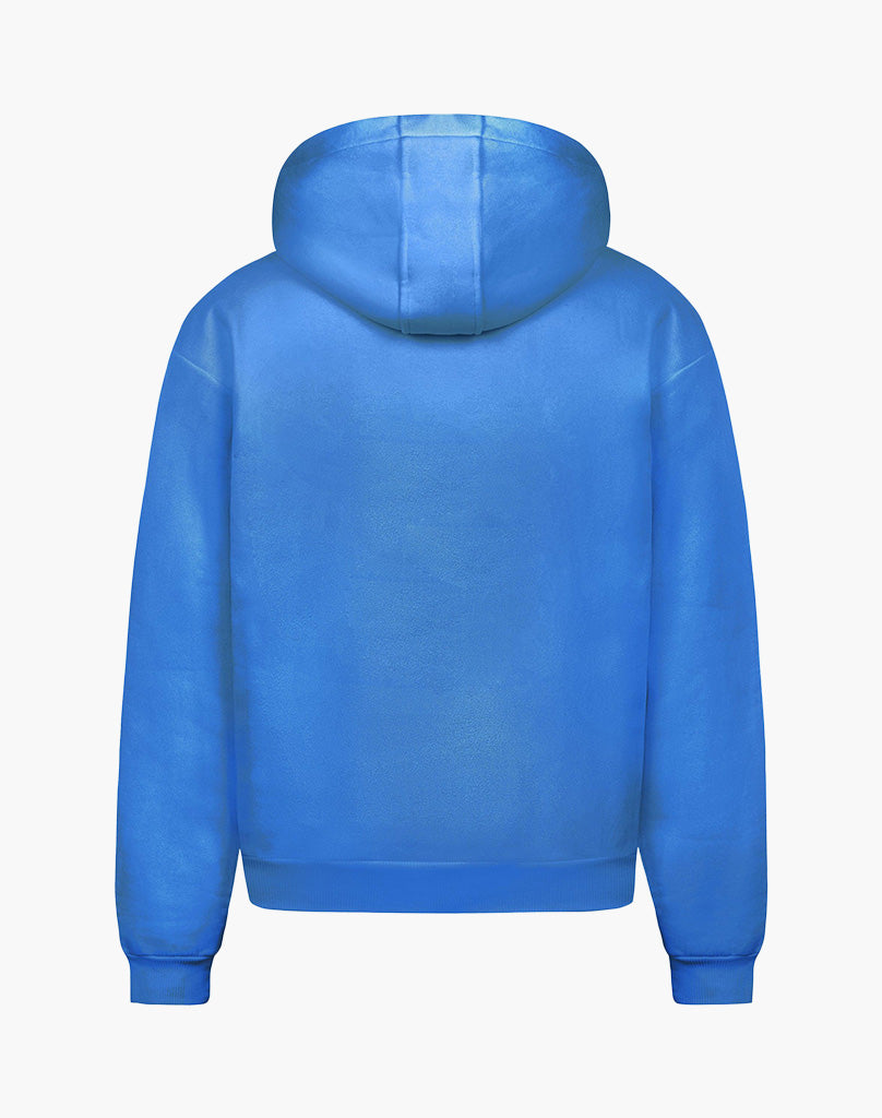 BASIC ZIP-HOODIE BLUE