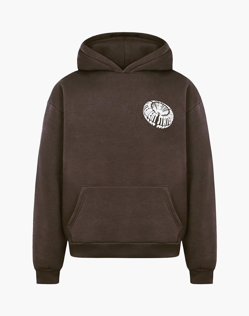 CYRCLE HOODIE BROWN