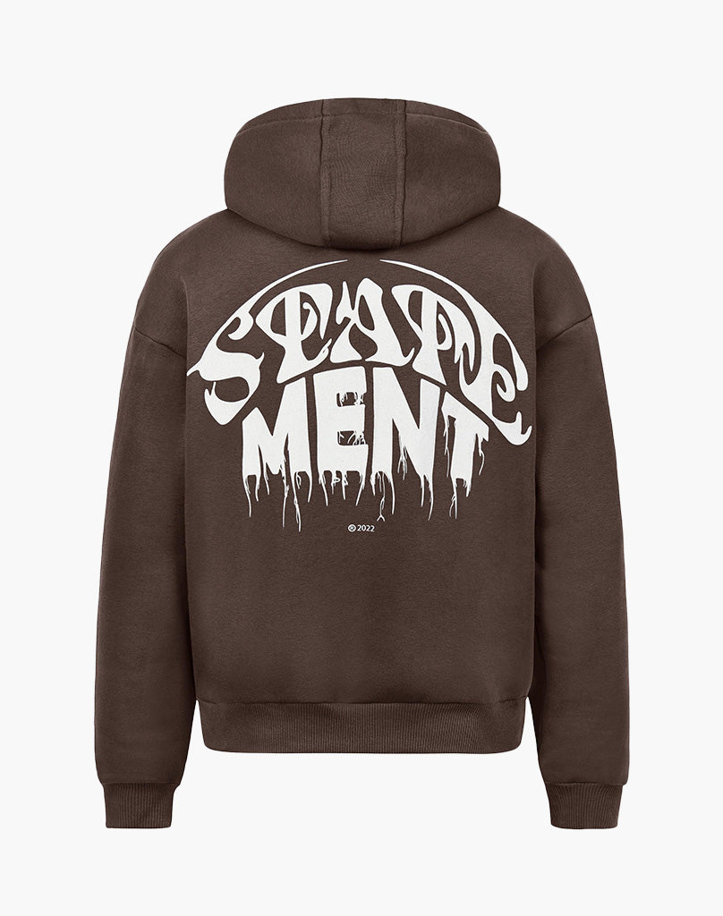 2022 ZIP-HOODIE BROWN