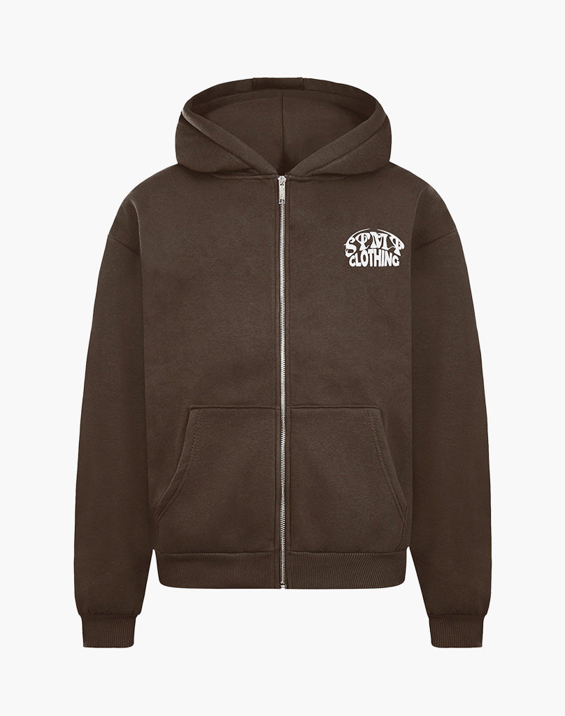 2022 ZIP-HOODIE BROWN