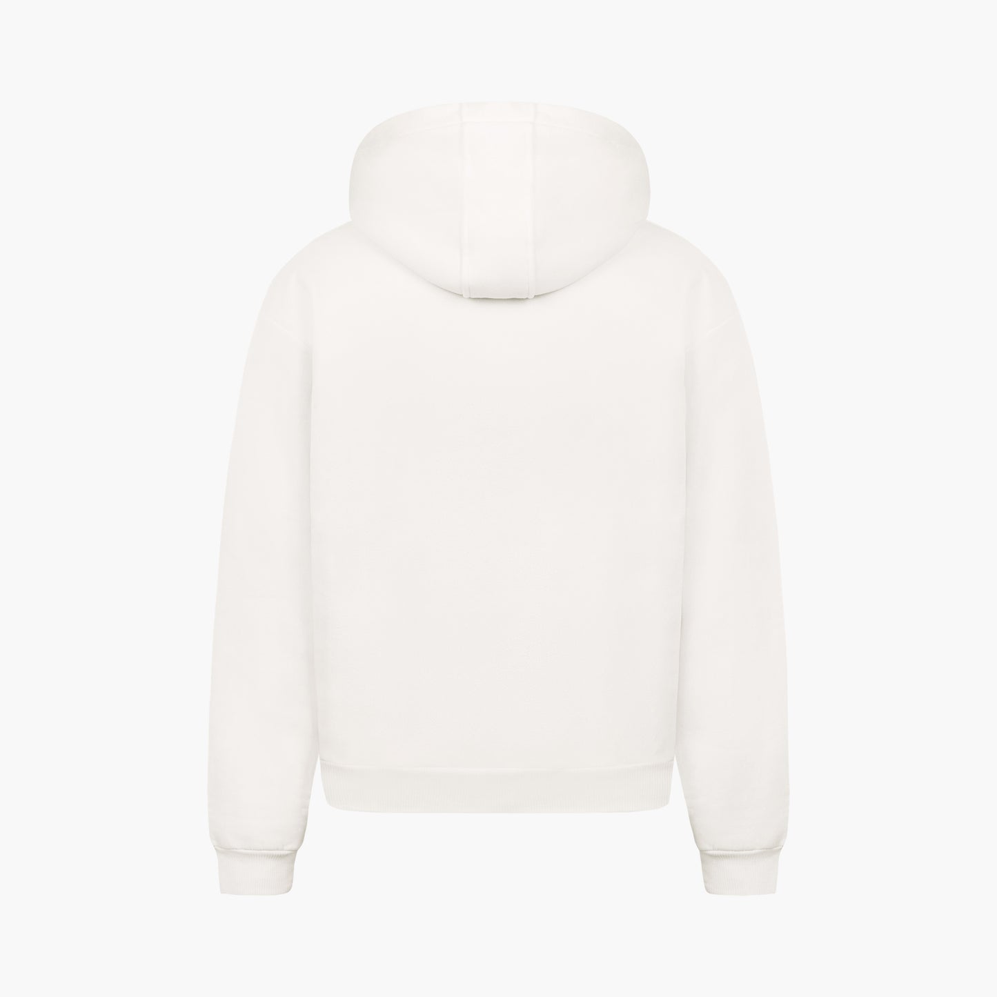 BASIC ZIP-HOODIE CREAM WHITE