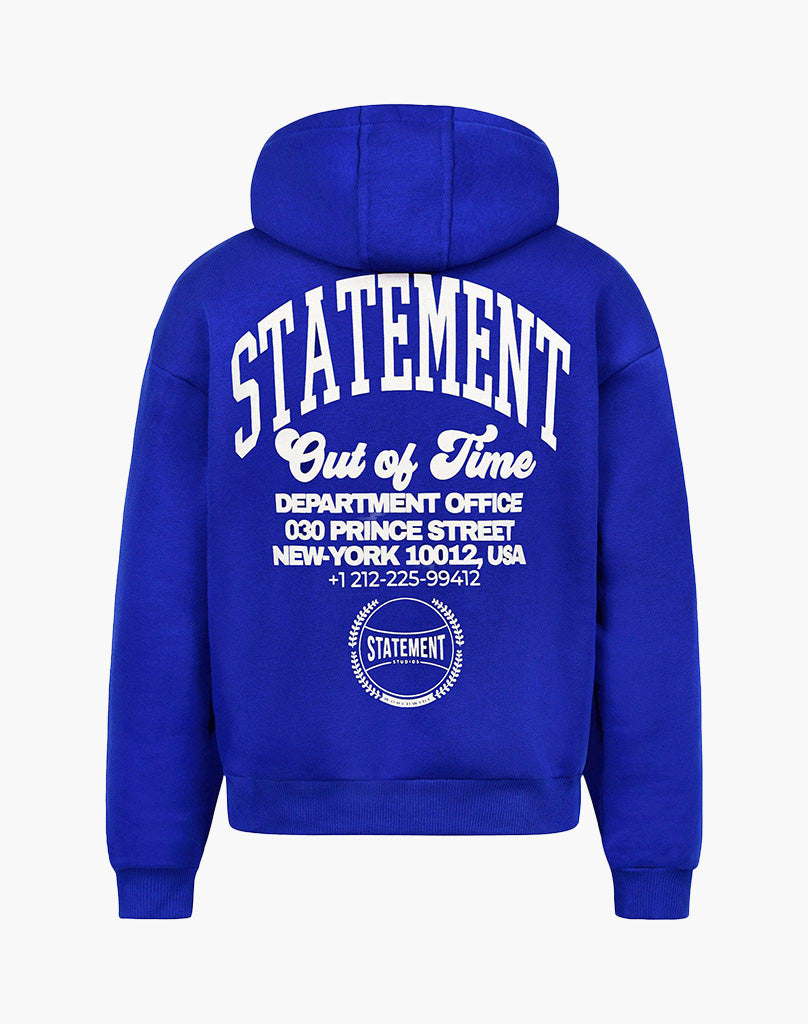 DEPARTMENT ZIP-HOODIE (ROYAL BLUE) STATEMENT
