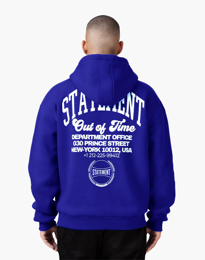 DEPARTMENT ZIP-HOODIE (ROYAL BLUE) STATEMENT