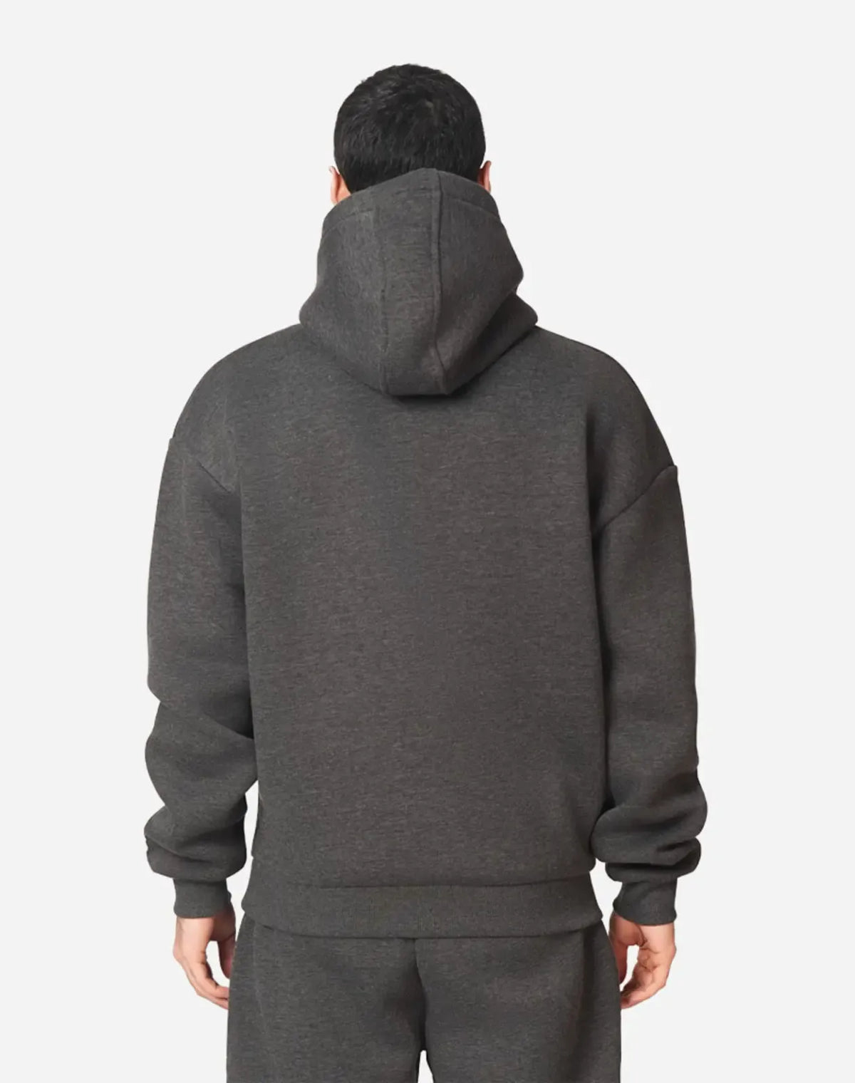 BASIC HOODIE (DARK GRAY MELANGE)