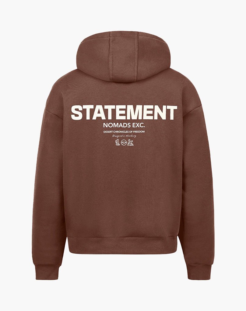 EXCHANGE HOODIE (COFFEE BROWN) Hoodie STATEMENT