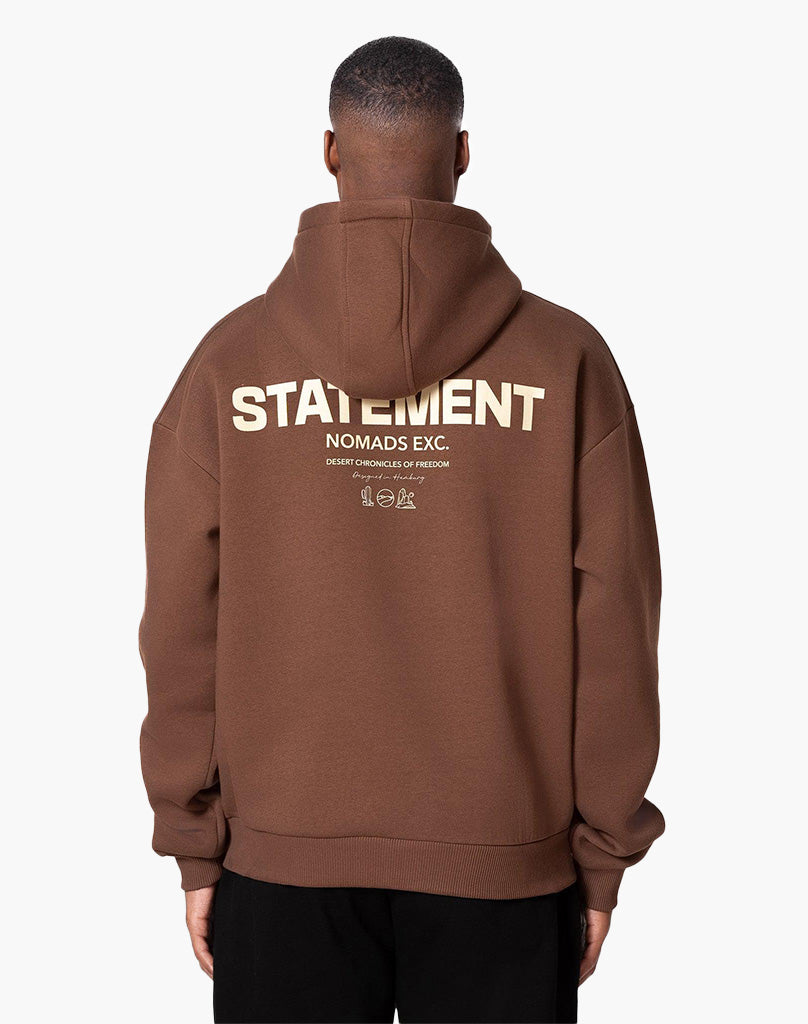 EXCHANGE HOODIE (COFFEE BROWN) Hoodie STATEMENT