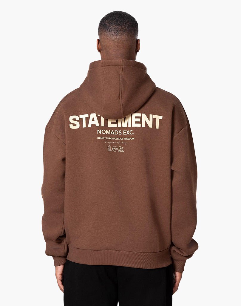 EXCHANGE HOODIE (COFFEE BROWN) Hoodie STATEMENT