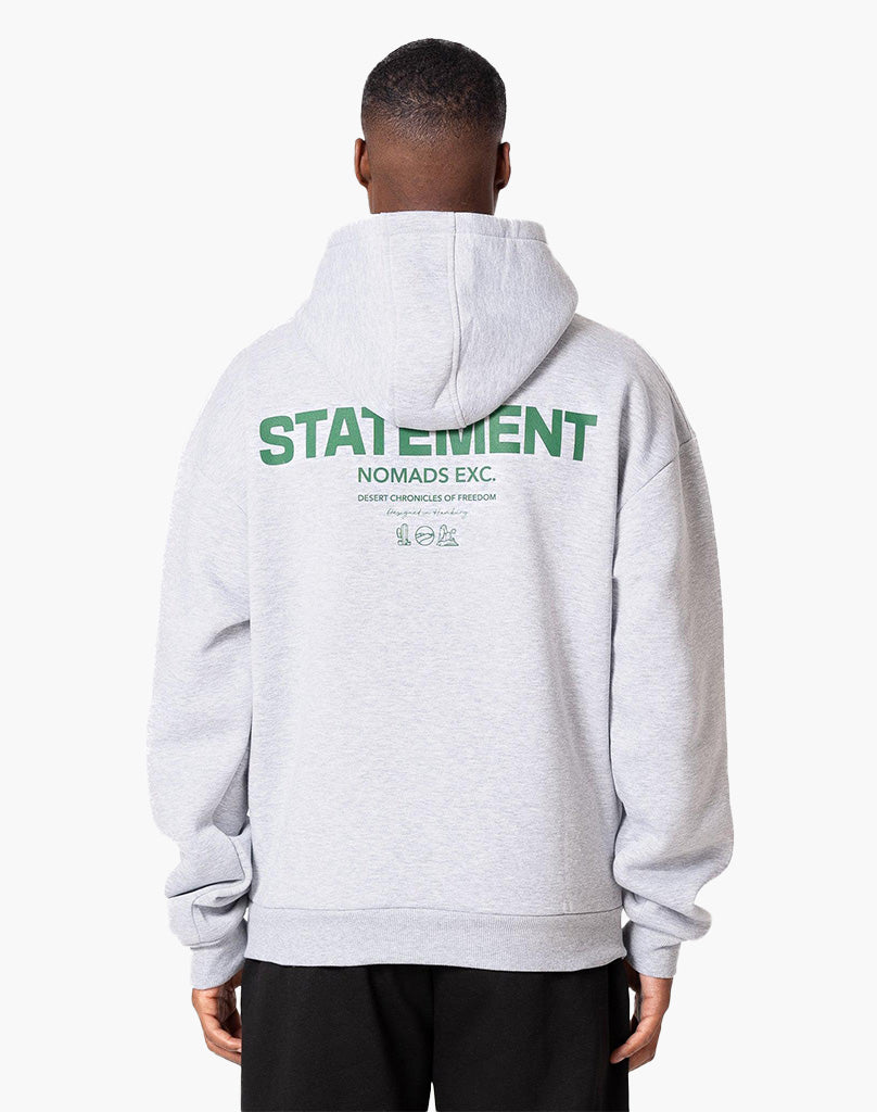 EXCHANGE HOODIE (GREY MELANGE) STATEMENT