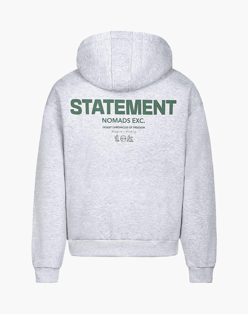 EXCHANGE HOODIE (GREY MELANGE) STATEMENT