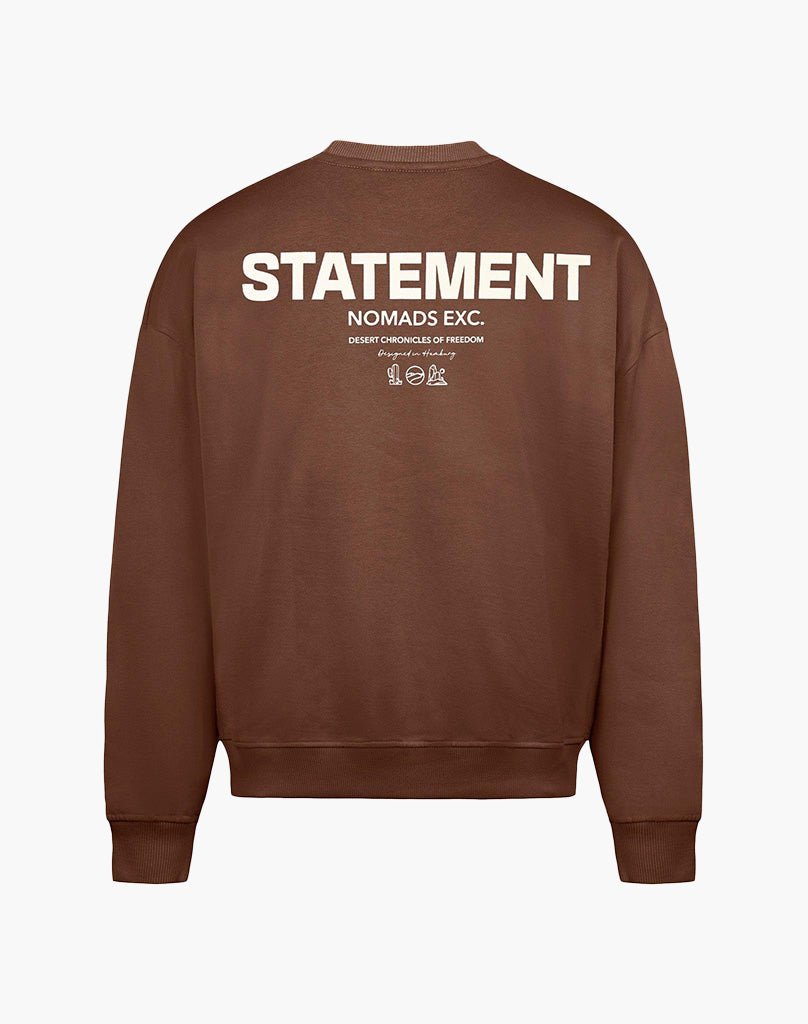 EXCHANGE SWEATER (COFFEE BROWN) Sweater STATEMENT