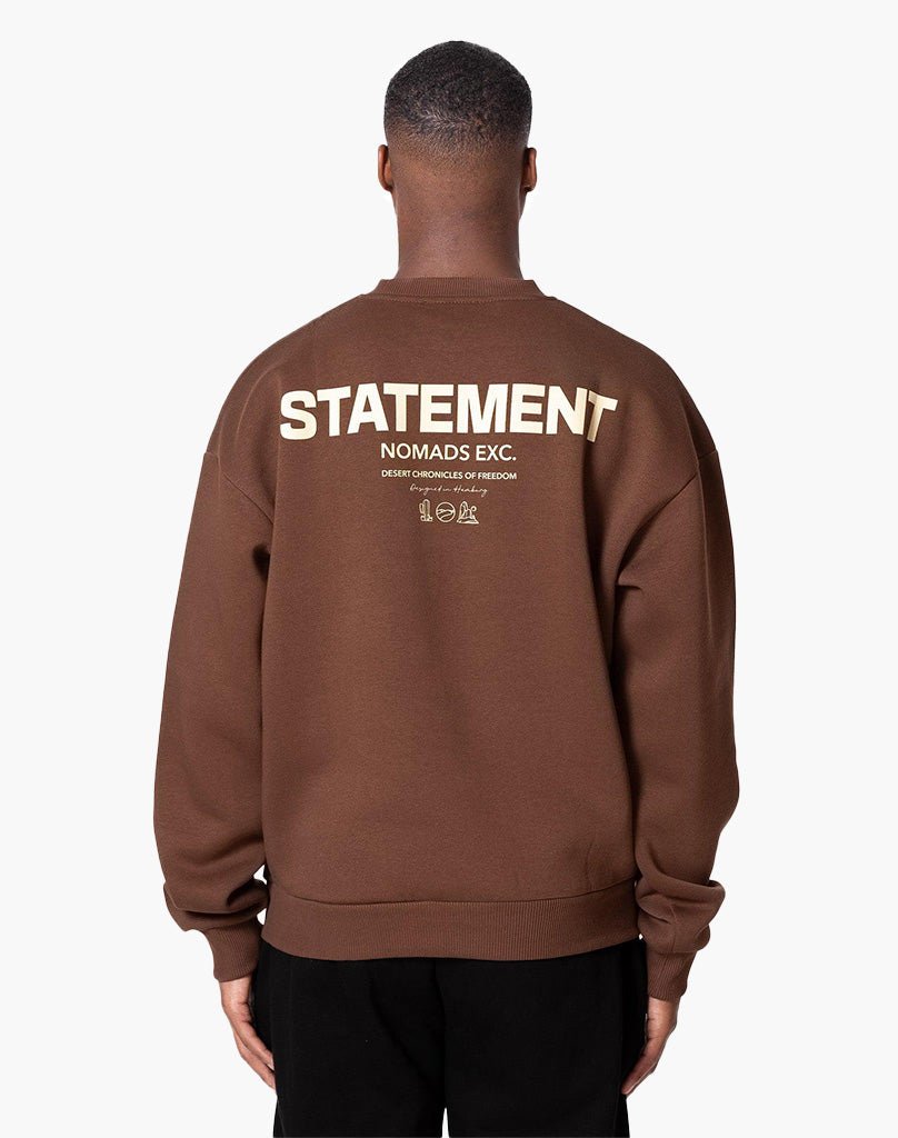 EXCHANGE SWEATER (COFFEE BROWN) Sweater STATEMENT
