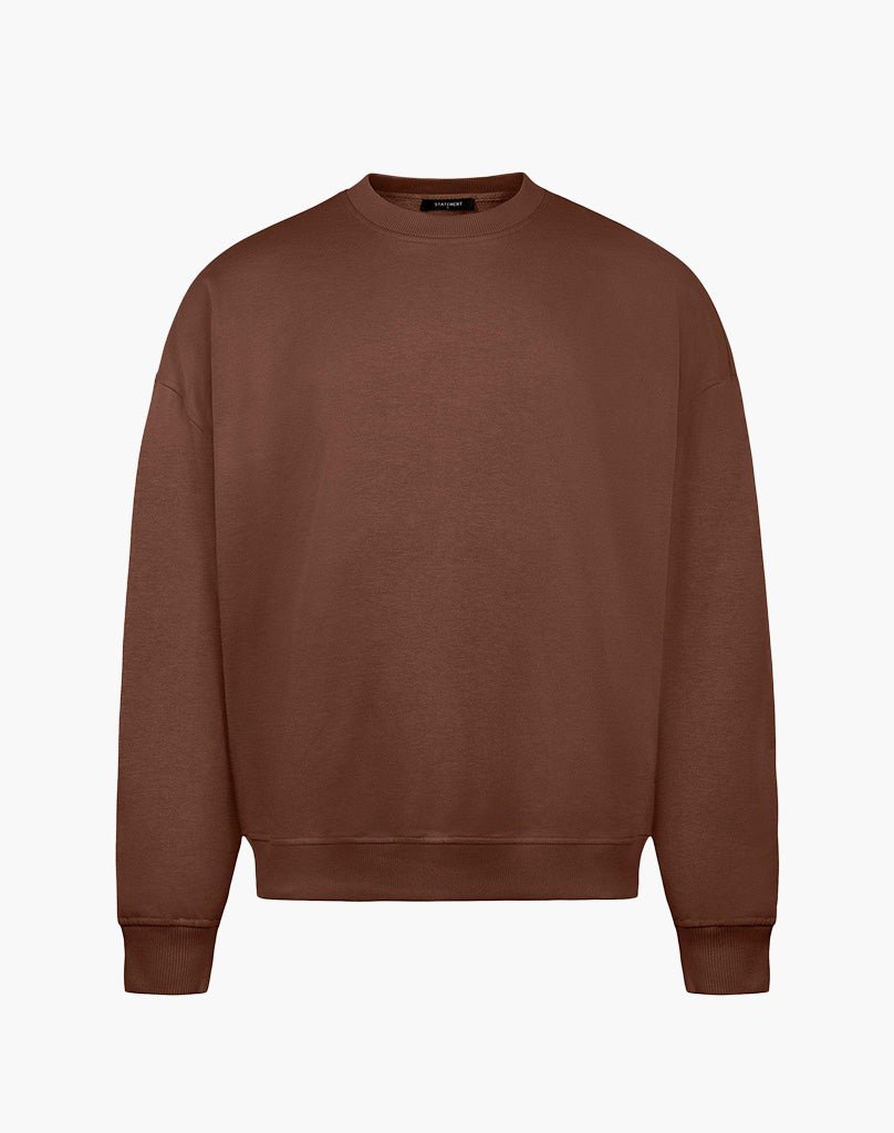 EXCHANGE SWEATER (COFFEE BROWN) Sweater STATEMENT
