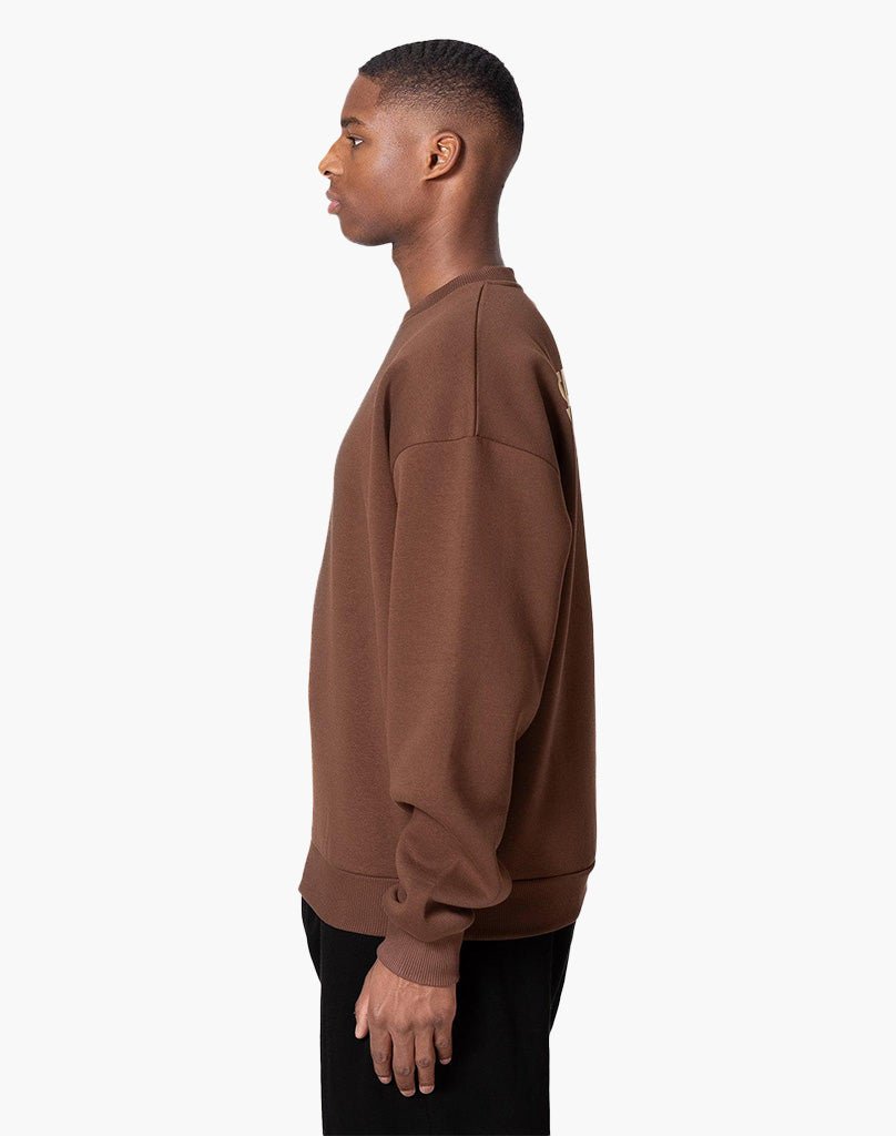 EXCHANGE SWEATER (COFFEE BROWN) Sweater STATEMENT