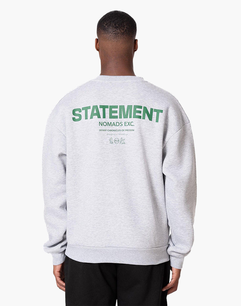 EXCHANGE SWEATER (GREY MELANGE) STATEMENT