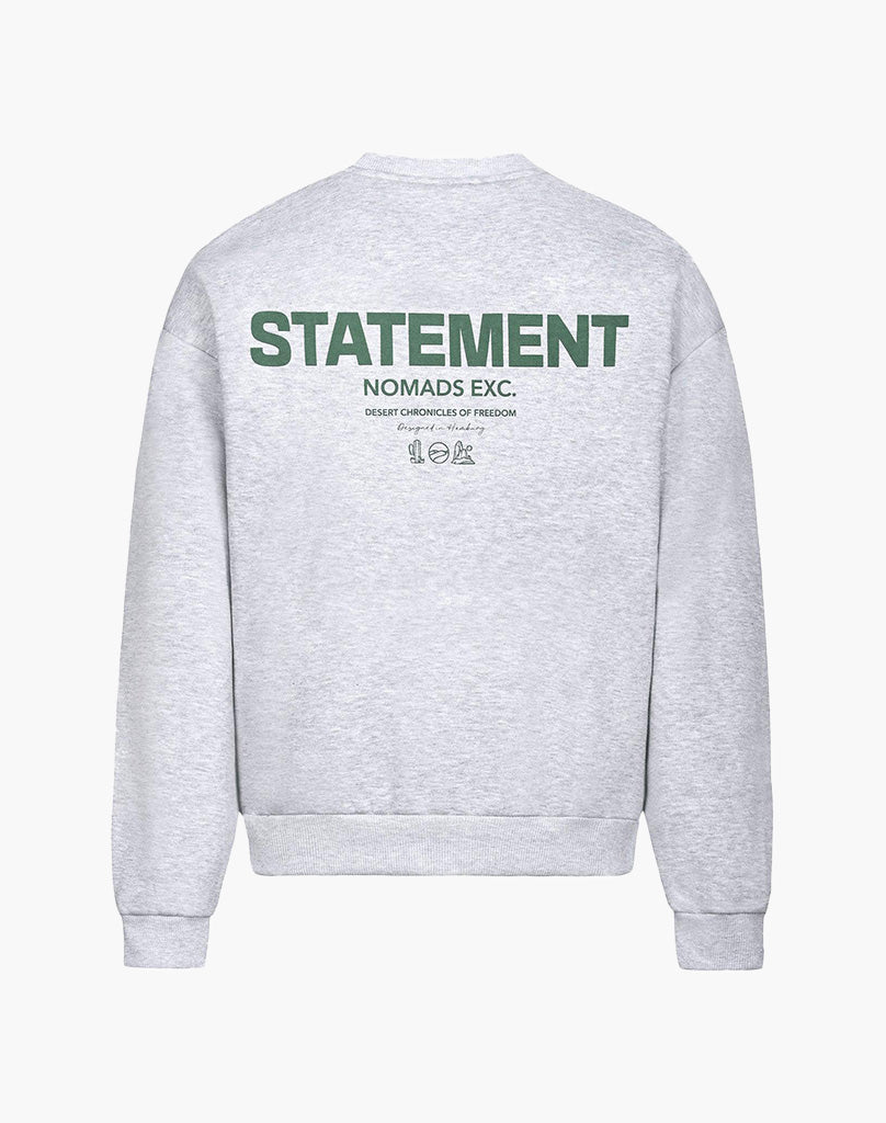 EXCHANGE SWEATER (GREY MELANGE) STATEMENT