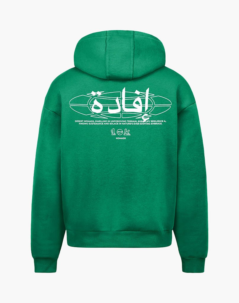 IFADA ZIP-HOODIE (WOOD GREEN) Zip-Hoodie STATEMENT