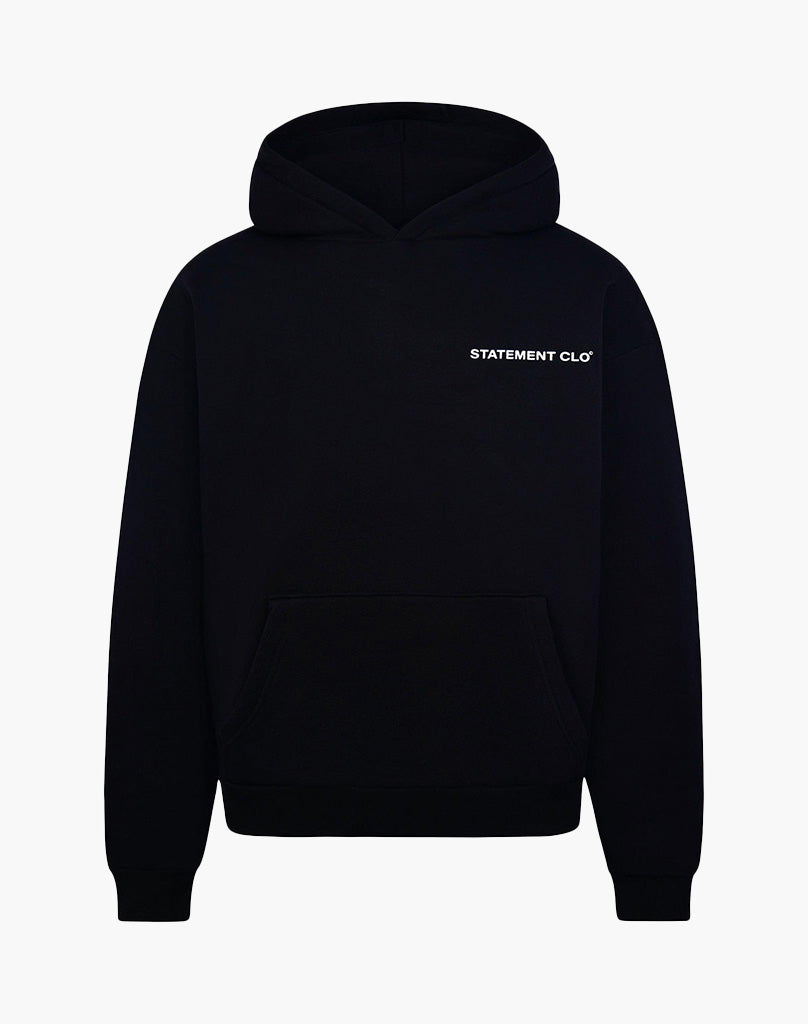 INITIAL HOODIE (BLACK) STATEMENT